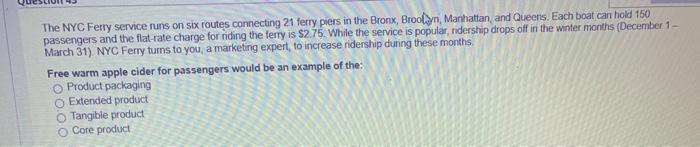 The NYC Ferry service runs on six routes