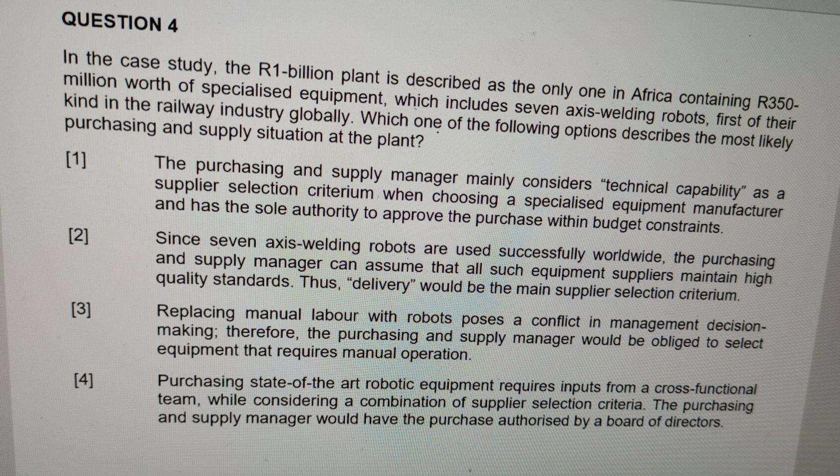 ADDENDUM E: CASE STUDY FOR ASSIGMENTS (SEMESTERS