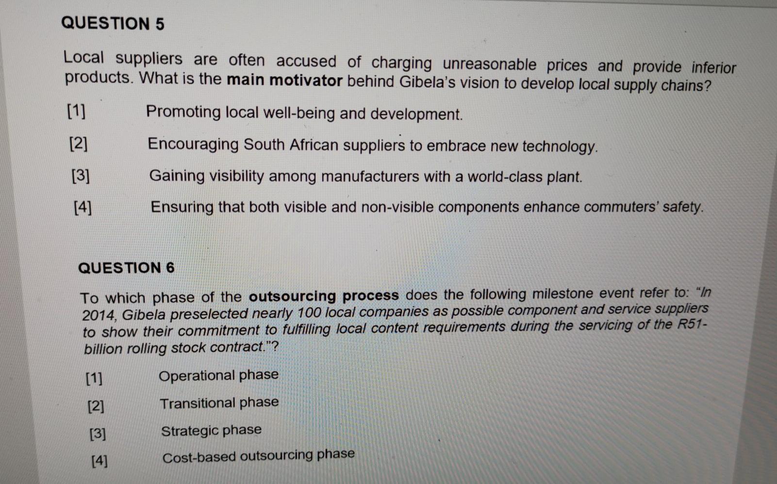 ADDENDUM E: CASE STUDY FOR ASSIGMENTS (SEMESTERS