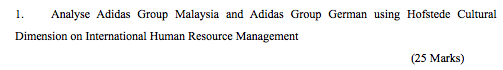 1. Analyse Adidas Group Malaysia and Adidas Group