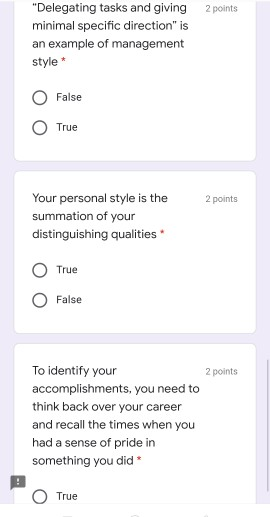 please answer ASAP. 2 points "Delegating tasks