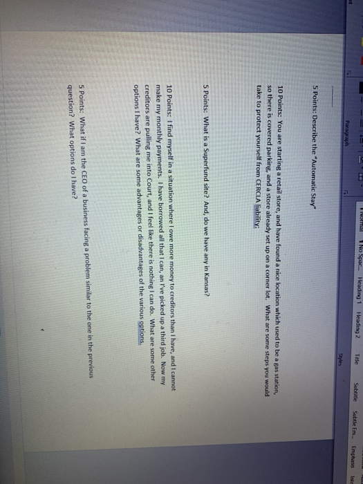 No Spac. Heading 1 Heading 2 Title Subtitle