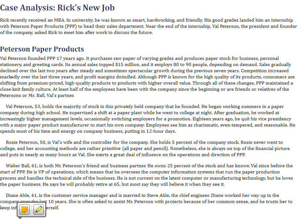 Why do you think Rick was let go? How does