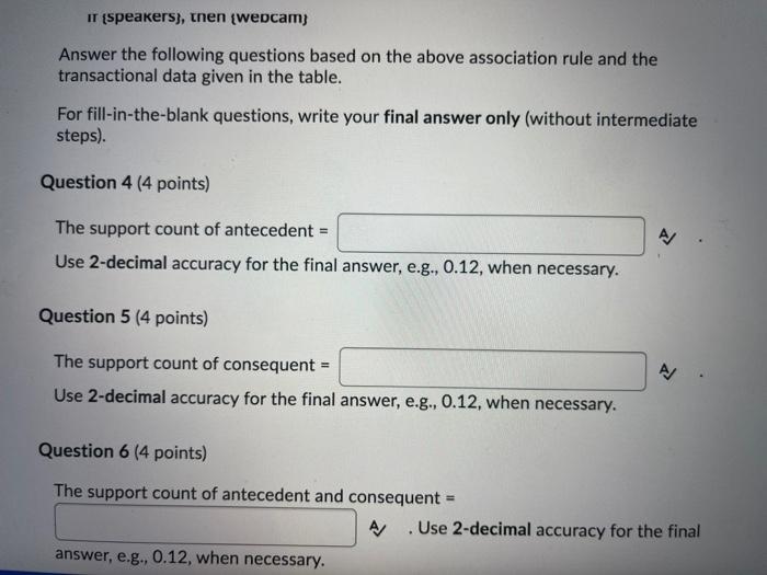 An electronics store would like to gain insight