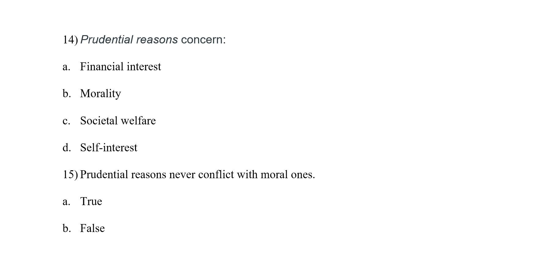 1) The basic framework for understanding the