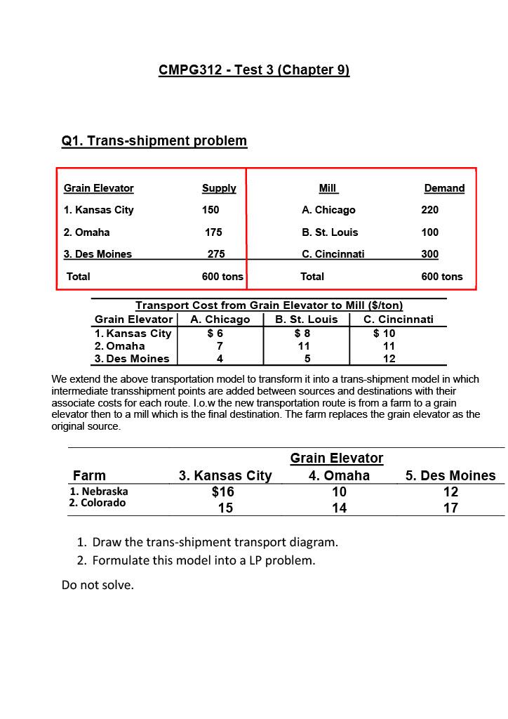 CMPG312 - Test 3 (Chapter 9) Mill A. Chicago B.
