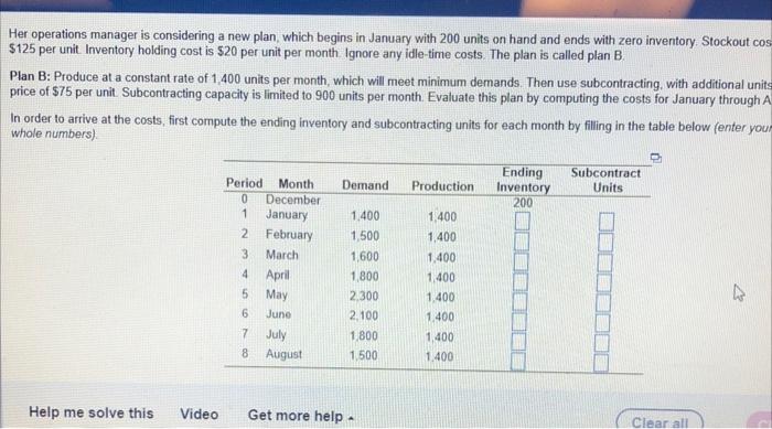 please help with this table Homework: Chapter 13