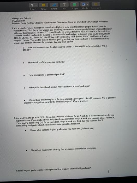 T Text Insert Table Chart Shape Modiano