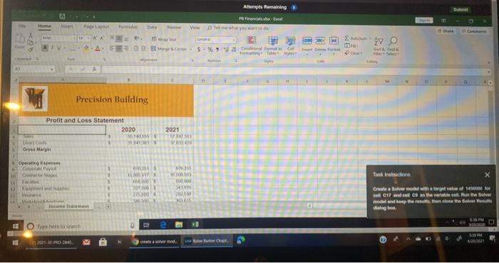 Attempts Remaining Peral th Page Layout NA 1 w -