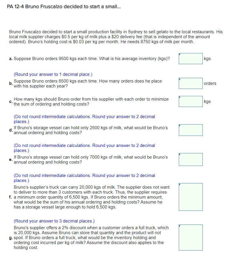 PA 12-4 Bruno Fruscalzo decided to start a