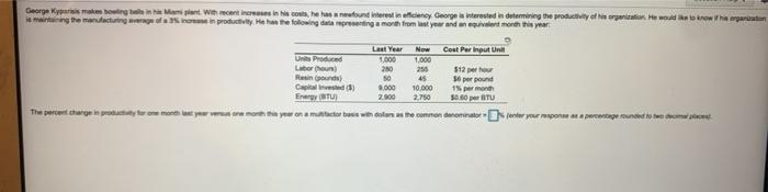 George Kyparis making in a plant with cent