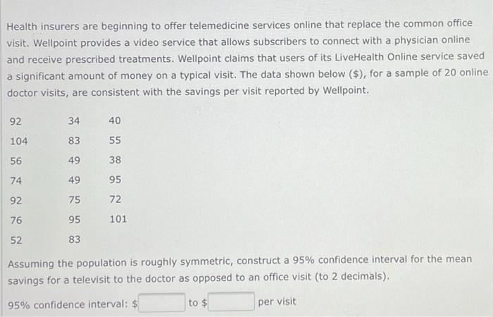Please anwser all parts to this question Health