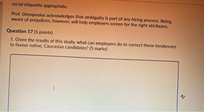 Case (10 marks) In 2009, The Globe and Mail