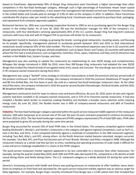 Case analysis Using the concepts, tools, and