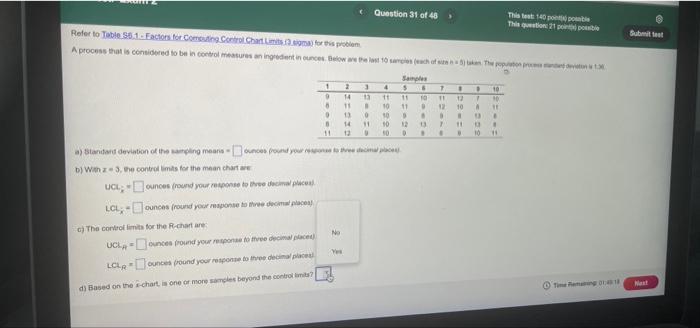 A process that is considered to be in control