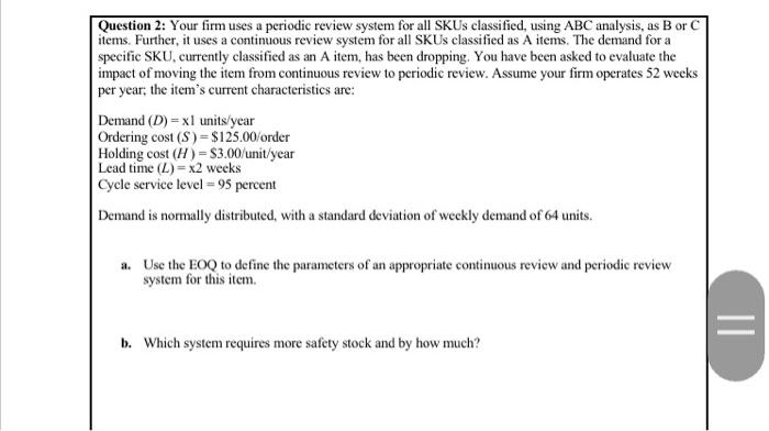 GUIDELINES: Solve the following 5 questions on