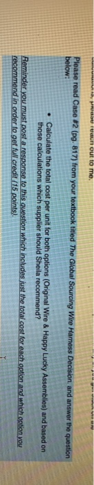 Open out to me. Please read Case #2 (pg 817) from