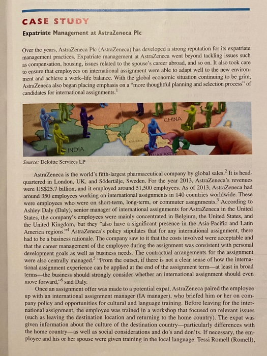 CASE STUDY Expatriate Management at AstraZeneca