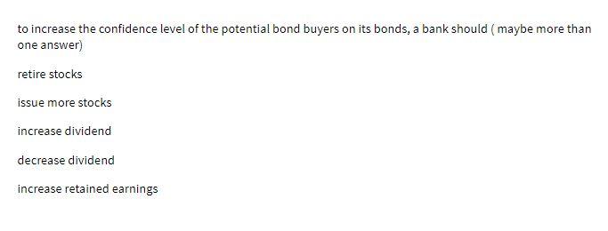 to increase the confidence level of the potential