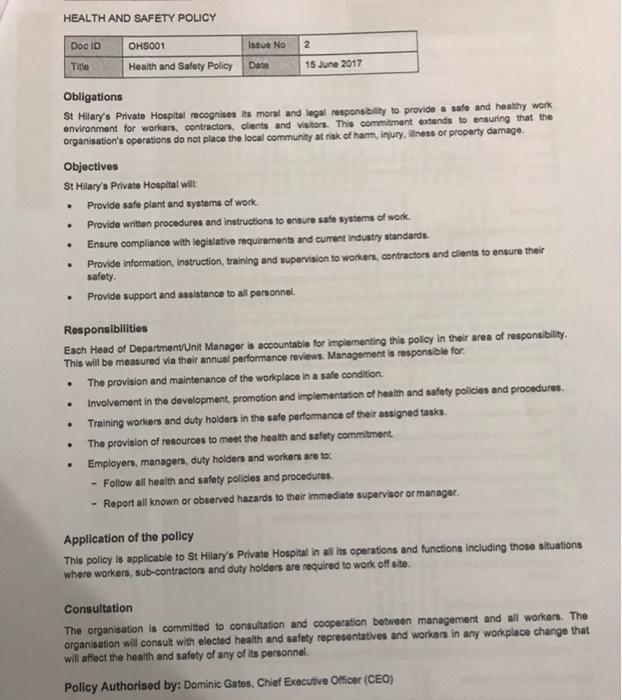 following is a case study carefully read and it