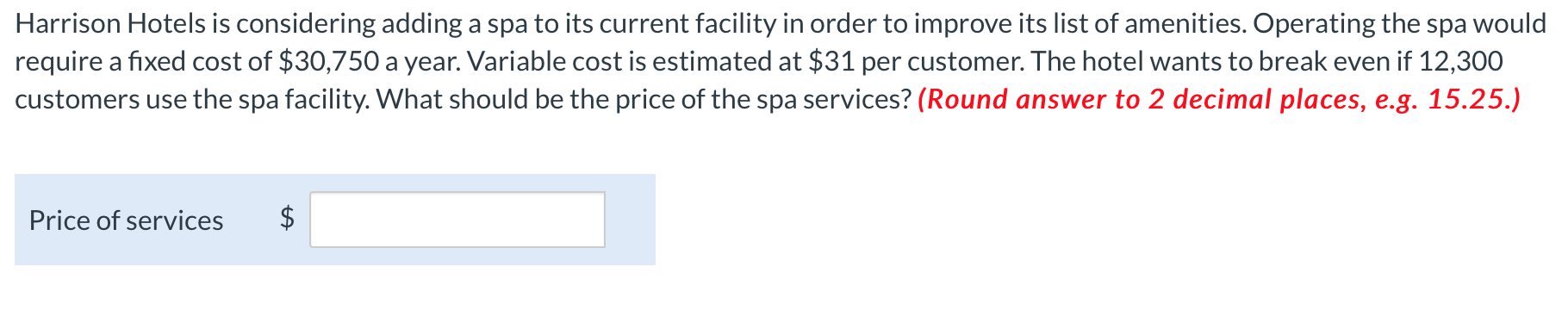 Harrison Hotels is considering adding a spa to