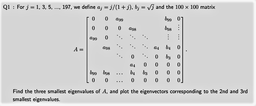 Please use mathlab to finish the question 1. Q1 :