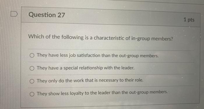 Question 26 1 pts Lorraine, an employee, prefers