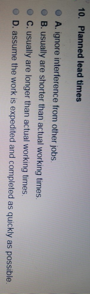 6. One option for altering the pattern of demand