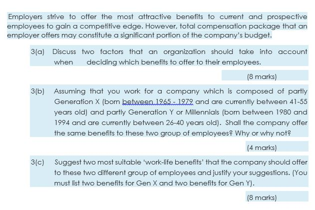 Employers strive to offer the most attractive