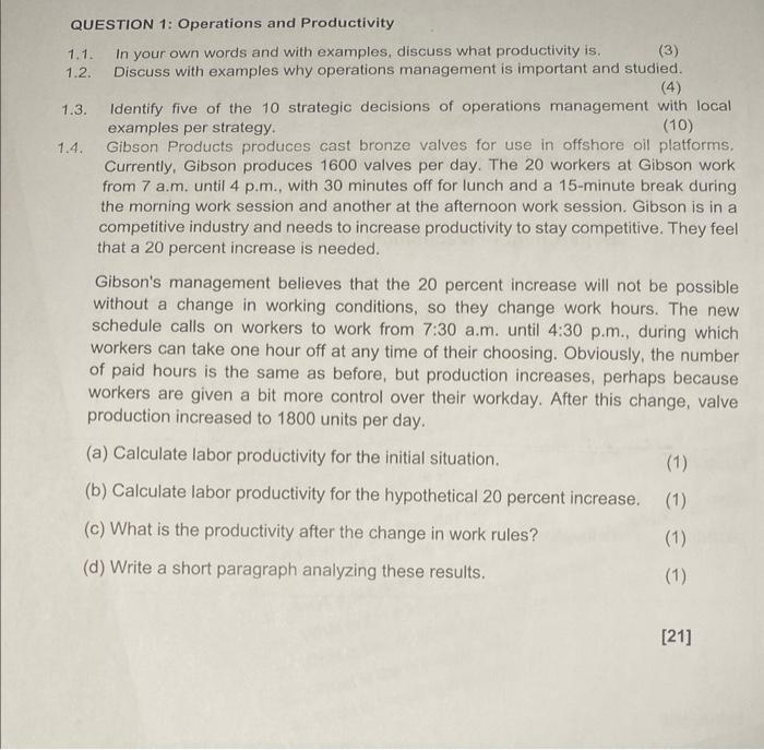 please help me with a solution QUESTION 1: