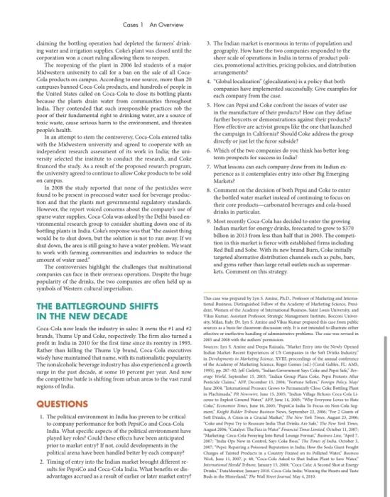 Read the Article posted below and answer