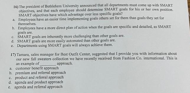 i need to solve this please 16) The president of