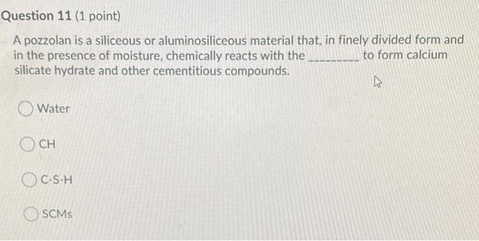 Question 7 (1 point) Saved Which hydration