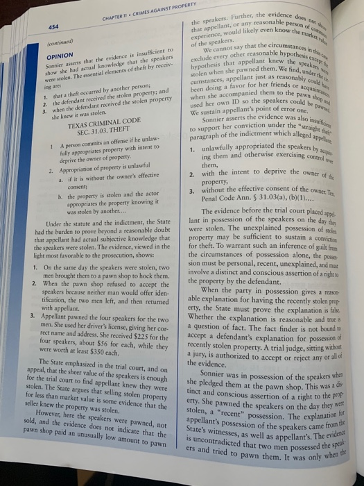 Sonnier v State (1992) begins on page 453 of the