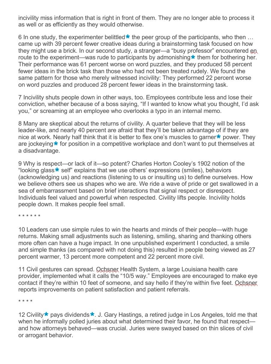 Please read these paragraphs to answer the