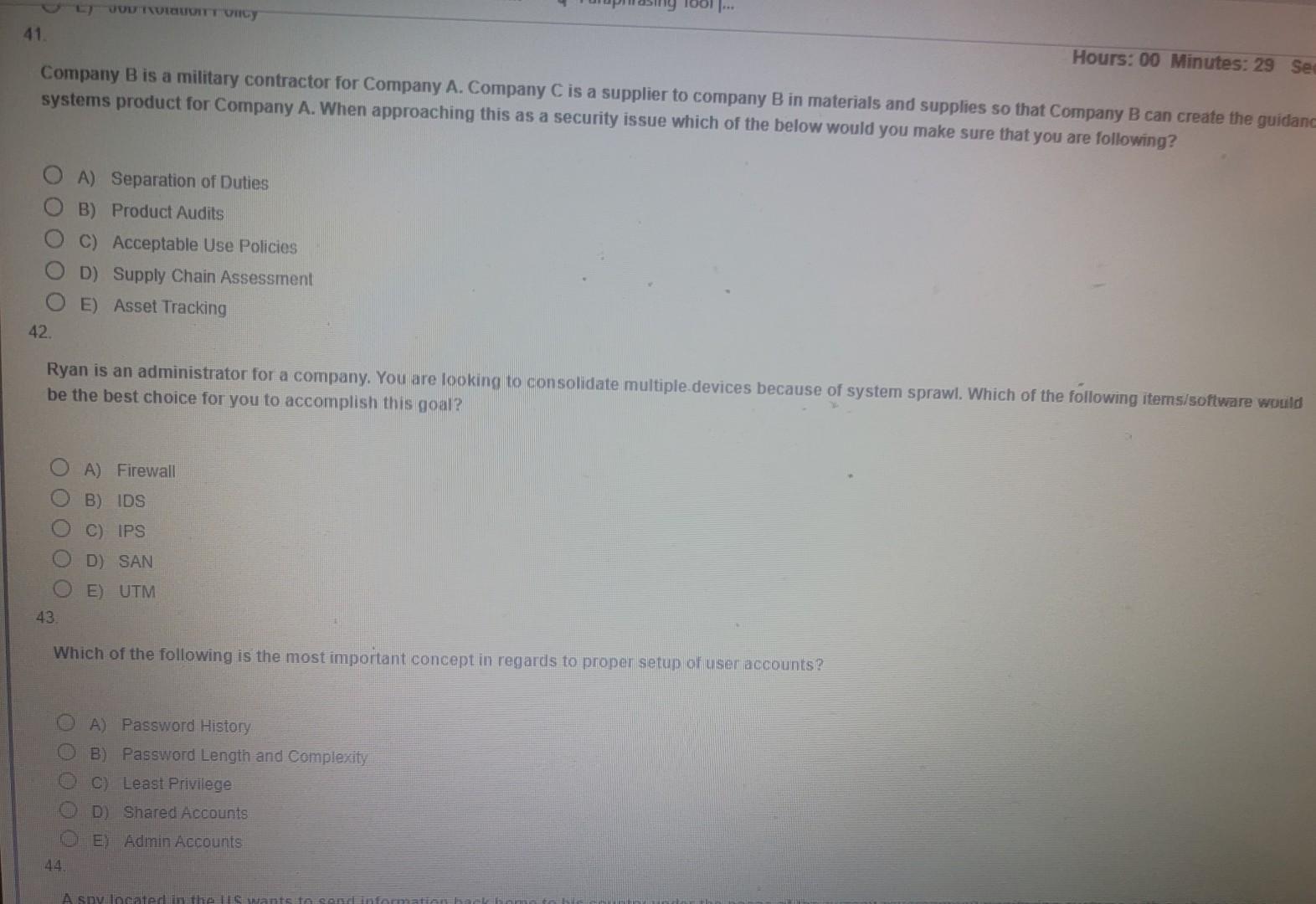 need help with this Which wireless technology is