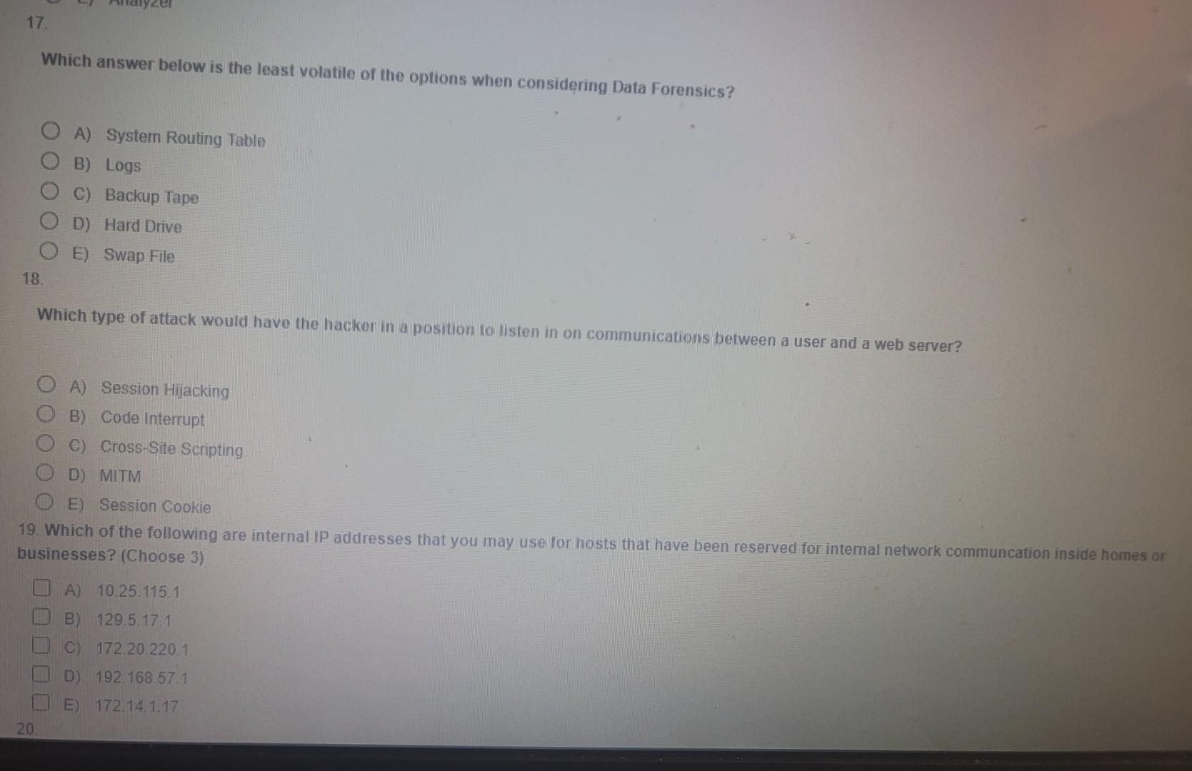 need help with this Which wireless technology is