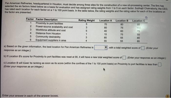 2 3 4 Pan American Refineries, headquartered in