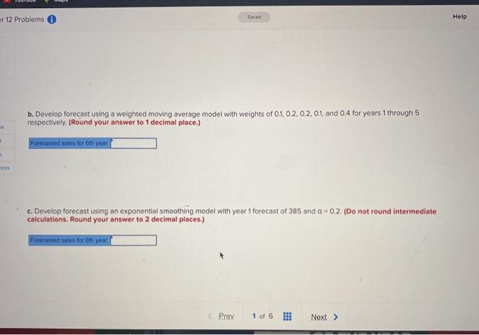 2 Problems Saved Help Save Problem 12-9 (Algo) A