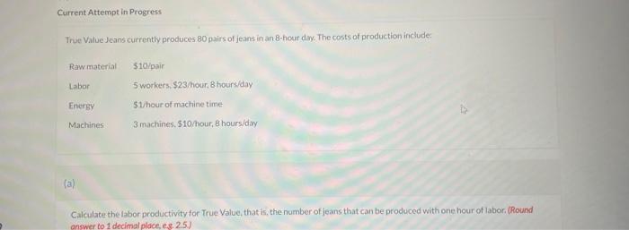 Current Attempt in Progress True Value Jeans