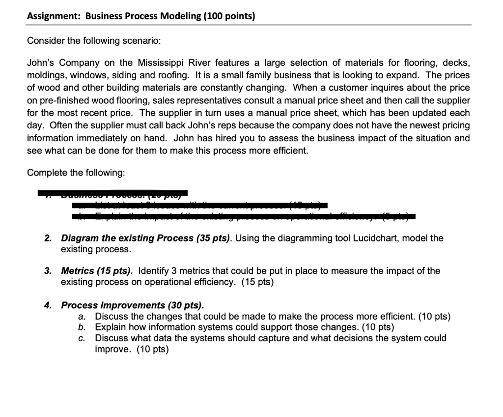 Assignment: Business Process Modeling (100