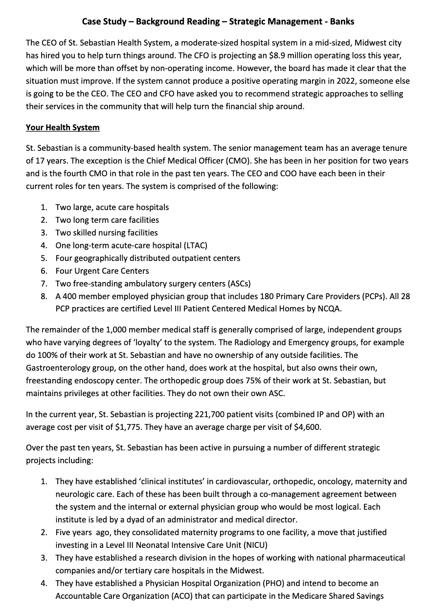 Review the reading Virginia Mason Medical Center