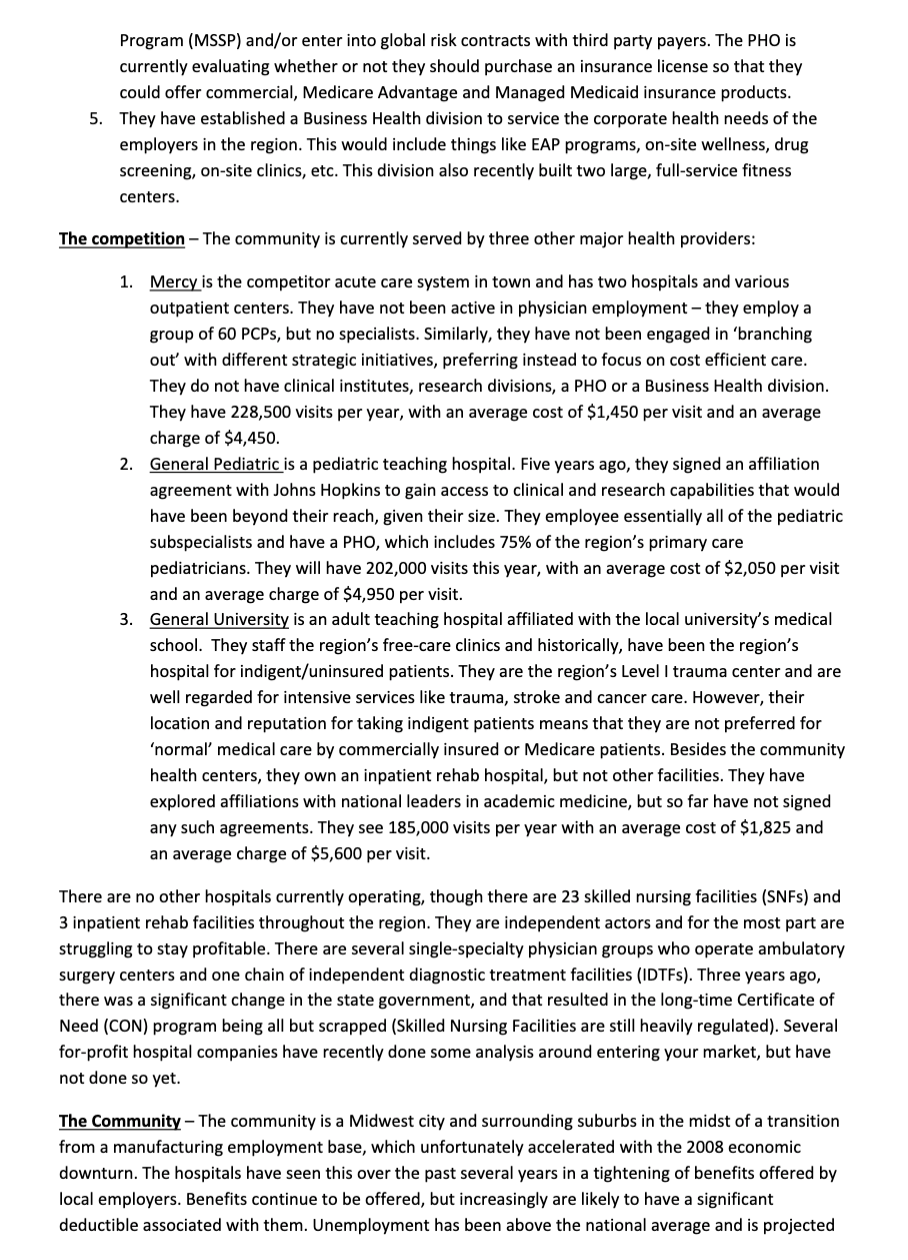 Review the reading Virginia Mason Medical Center