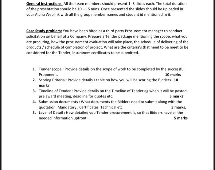 QUESTION 4 please General Instructions: All the