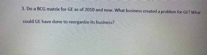 MiniCase 8 GE: Corporate Strategy Gone Wrong IN