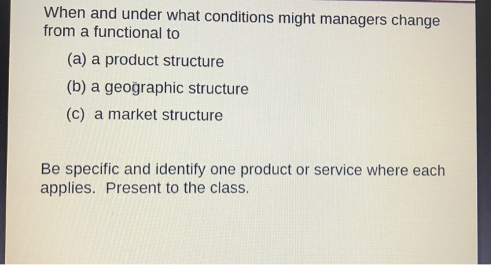 When and under what conditions might managers