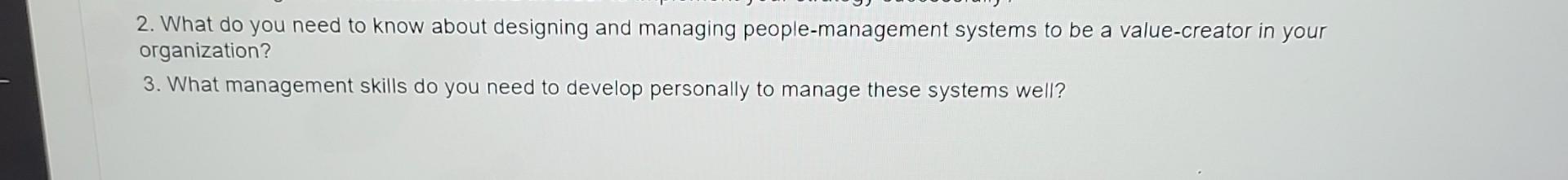 2. What do you need to know about designing and