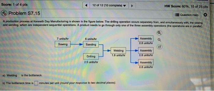 9 of 12 (10 completo) HW Score: 60%, 15 of 25 pts