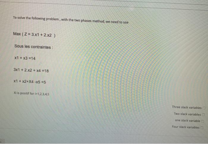 To solve the following problem, with the two