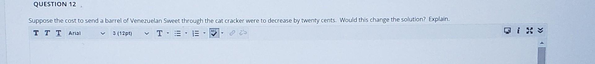 Recall the Bollen Oil problem from class. We took